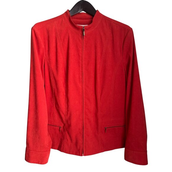 JW Collection Casual Jacket Women's size 16 Rust color - Picture 1 of 4